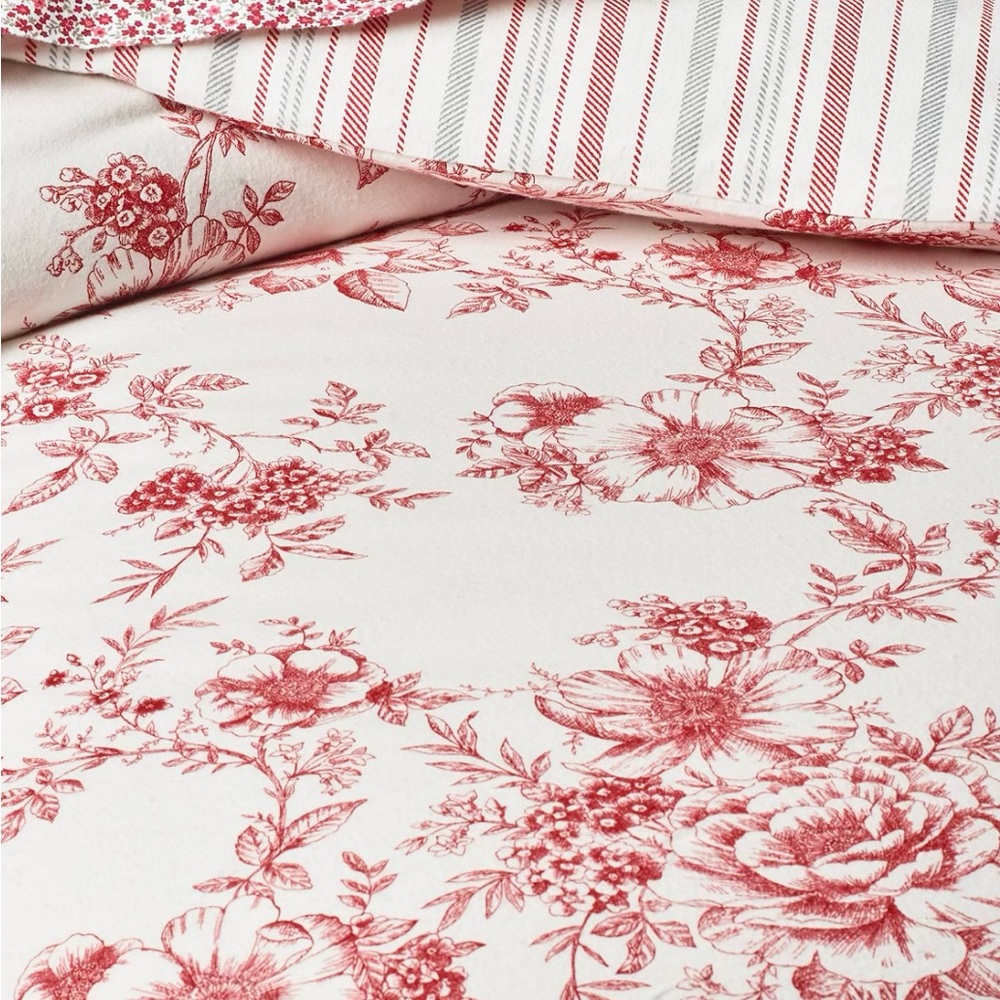 Martha Stewart flannel sheet set-queen size